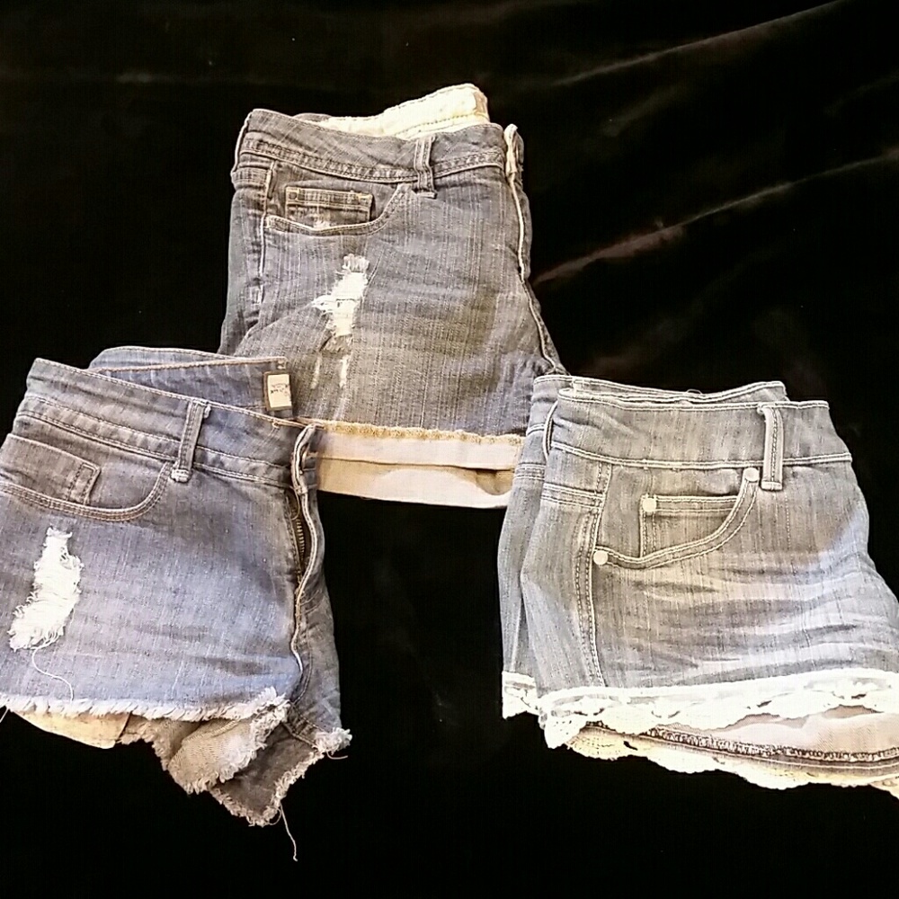 ALL 3 jean shorts...Take advantage of the deal!!